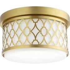 It emits 1600 lumens of brightness. Layered Fretwork Flush Mount Ceiling Light Small Shades Of Light