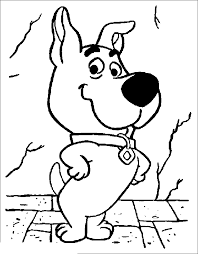 Free printable scooby doo coloring pages for kids. Baby Scooby Doo Cartoon Coloring Home