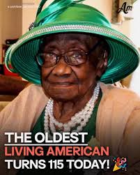 A life well lived! This woman has celebrated attaining 104 years old. The  centenarian, born in 1918 when Woodrow Wilson was president of the US, has  seen many presidents. She has attributed