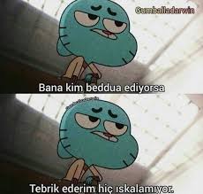 Aynen Sjsjsjwj Gumball Reis Yargi Dagitiyor Disney Alintilari Komik Seyler Mizah