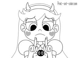 Star Vs The Forces Of Evil Coloring 9 Star Butterfly Fingers Precioso