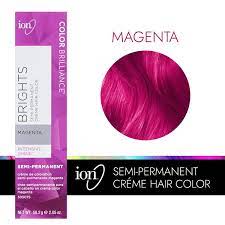 Magenta Color Brilliance Brights Semi Permanent Hair Color By Ion Demi Semi Permanent Hair Color Sally Beauty