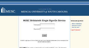 Access Fair Musc Edu Musc Shibboleth Single Sign On Page