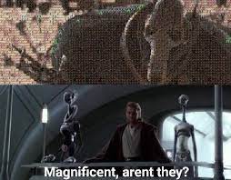 General Grievous Made Out Of 200 Different Hello There Memes Prequelmemes Star Wars Memes Star Wars Jokes Star Wars Villains