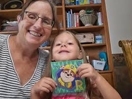 Just trying to take a little break from my to do list and do a few last  dotz and she knows no boundaries while biting my lamp. Lucky she's cute