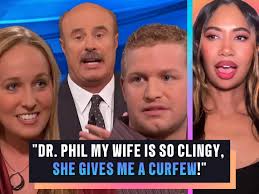 He Claims His Wife Won't Let Him Have Friends, Go To College, Own Horses,  Have Hobbies, And Even Tells Him What Time To Go To Bed! Now Dr. Phil Gets  To The