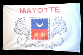 The unofficial local flag consists of a white field with the archipelago's coat of arms below the inscription mayotte in red capital letters. Buy France Mayotte Flags At A Fantastic Price Flaggenfritze De
