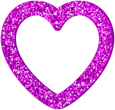 Free purple border clip art. Glitter Heart Border Frame Gallery Yopriceville High Quality Images And Transparent Png Free Clipart