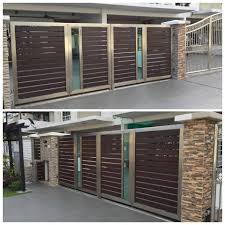 Jika anda menghuni rumah minimalis, tentu anda harus mendesain model pagar minimalis juga. Pagar Rumah Moden Desainrumahid Com