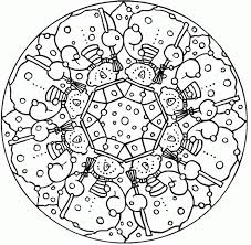 These alphabet coloring sheets will help little ones identify uppercase and lowercase versions of each letter. Winter Mandala Coloring Pages Coloring Home