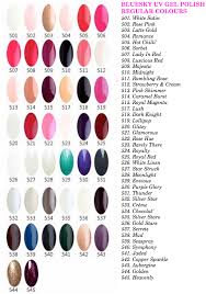 bluesky regular uv gel nail polish colours now available