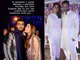Arjun Kapoor Has The Wittiest Birthday Wish For Kareena Kapoor Khan If Possible I Would Declare A National Holiday Hindi Movie News Times Of India The kareena kapoor and arjun kapoor starrer released today and has managed to gain mixed reviews.