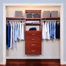 John Louis Home 48 W 120 W Deep Solid Wood 4 Drawers Deluxe Organizer Closet System Closet Storage Drawers
