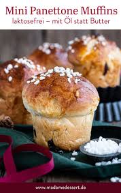 Mini Panettone Muffins Leckere Geschenkidee Madame Dessert Rezept In 2020 Lecker Susse Brotchen Laktosefreie Rezepte