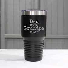 Get the most out of your investment with a permanent laser engraved imprint. Metal Tumbler 30 Oz Dad Grandpa Etchey