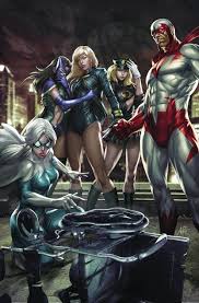 Birds Of Prey Team Main Characters Birds Of Prey Stanley Lau Dc Comics Art