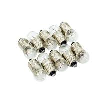 Miniature Lamps Mini Light Bulbs 3 2v 0 35a Round 10 Pk Type B American Scientific