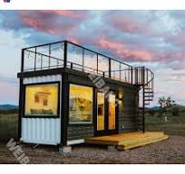 30ft Cabin House for Container Resort Home Fully Furnished Modular Prefab  Homestay Wood Jungle Cabin