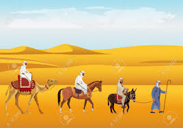 Just like some of the terms you give above for the horse that some words do indeed start out as referring to a specific type or quality of a camel, but end up. Caravan In The Desert Donkey Horse And Camel Vector Illustration Royalty Free Cliparts Vectors And Stock Illustration Image 101020412