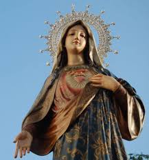 Tú te quedarás aquí, para establecer la devoción al corazón inmaculado de maria. Inmaculado Corazon De Maria Santoral Cope