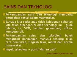 Tiada yang mau jadi negara nomor dua. Ppt Sains Dan Teknologi Powerpoint Presentation Free Download Id 4084731