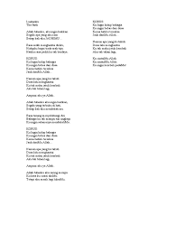 15 oktober 2011 in lirik lagu. Luahanku The Faith