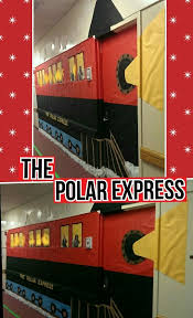 Polar Express Classroom Door Wall Polar Express Party Polar Express Theme Christmas Classroom