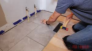 Depending on which you install, you may be able to install under cabinets. How To Install Vinyl Plank Flooring In A Bathroom Fixthisbuildthat