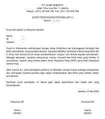Contoh surat peringatan 1 karyawan. Dear Hr Ini Contoh Surat Peringatan Karyawan Surat Peringat Kerja Sp