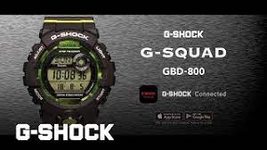 Wireless function link with mobile phones that support bluetooth®. G Squad Gbd 800 Product Video Horizontal Ver Casio G Shock Youtube