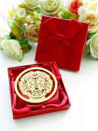 إشتري فاصلة كتب مناسبة كهدية بتصميم ناعم مميز Gift Boxes في Jolly Chic الدفع عند الاستلام Wedding Souvenirs Double Happiness Unique Wedding Favors