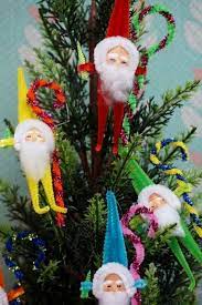 ハンドメイド モールサンタ 昭和レトロなクリスマスオーナメント ハッピーエコワークオリジナルモールサンタ ハンドペイントフェイス 在庫限り1人 ７人セット ms1 クリスマス オーナメント レトロなクリスマス クリスマス イメージ