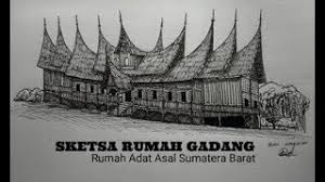 Seri lembar mewarnai gambar rumah adat nusantara kali ini adalah giliran saya upload gambar rumah gadang dari propensi sumatera barat yang beribukota padang. Sketsa Rumah Gadang Youtube