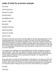 Feb 01, 2020 · in this context, a letter of intent is similar to a cover letter. Job Promotion Letter Of Intent How To Write Free Templates