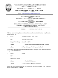 Atas perhatian dan kerjasama yang. Lllmou Catering