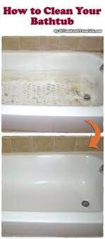 The Best Way To Clean Your Bathtub Cleaning Hacks Diy Cleaning Products Cleaning Household