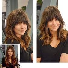 This one concentrates volume upwards and blends in some nice full bangs. 60 Most Beneficial Haircuts For Thick Hair Of Any Length