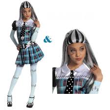 Hier seht ihr den 1. Monster High Frankie Stein Kostum Perucke Kaufland De