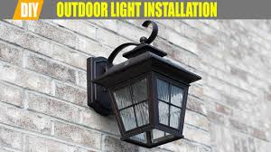 How To Install Outdoor Lighting Fixtures Costco Led Lights Installation Youtube