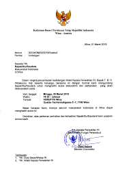 Surat resmi biasanya digunakan untuk tujuan yang resmi, sementara surat tidak. Undangan Acara Silaturahmi Dan Perkenalan Bapak T B H Witjaksono Adji Dan Keluaraga Undangan Persaudaraan