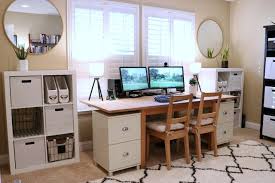 Great ideas for diy office decor, office organization and storage! How To Create A Budget Friendly Dream Home Office The Design Twins