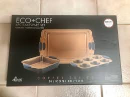 Eco Chef 4pc Bakeware Set Brand New In Box Copper Series Silicone Edition Baking For Sale In Huntington Beach Ca Offerup
