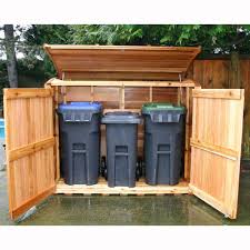 Outdoor Living Today 6 Ft X 3 Ft Oscar Waste Management Shed Oscar63 The Home Depot Garbage Can Shed Trash Can Storage Outdoor Outdoor Trash Cans