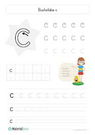 Arbeitsblatt Buchstabe C Druckschrift Kleinbuchstabe C Buchstabe C Buchstaben Lernen Kindergarten Formen