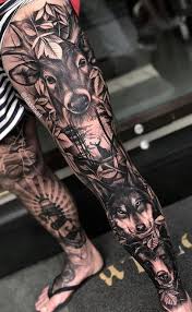 In addition to the arms, chest or back, the legs. Trendy Tattoo Leg Ideas For Men 55 Ideas Leg Tattoo Men Full Leg Tattoos Leg Sleeve Tattoo