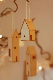 Little Houses Wooden House Decoration House Ornaments Christmas Decor Diy