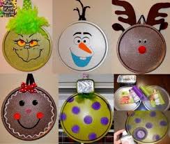 Self Explanatory Pizza Pan Ornaments Maybe Use Can Lids Diy Christmas Ornaments Christmas Ornament Crafts Christmas Crafts To Sell