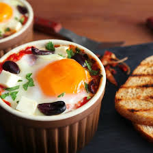 Oeuf Cocotte A La Mozzarella Oeufs Cocotte Alimentation Recette