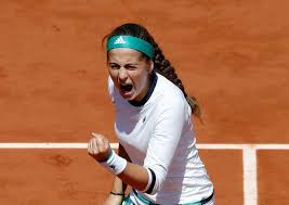 Jeļena ostapenko (born 8 june 1997), also known as aļona ostapenko, is a professional tennis player from latvia. In Rainy Paris Ostapenko And Bacsinszky Advance To French Open Semifinals The New York Times