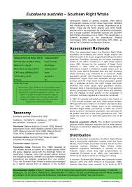 Distribution Range For Southern Right Whale Eubalaena Australis Download Scientific Diagram